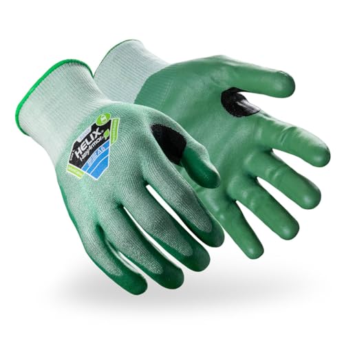 HexArmor Helix 3050 Eco-Friendly Work Gloves at Amazon