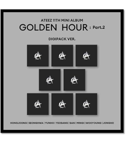 Amazon.com: ATEEZ GOLDEN HOUR : Part.2 11th Mini Album