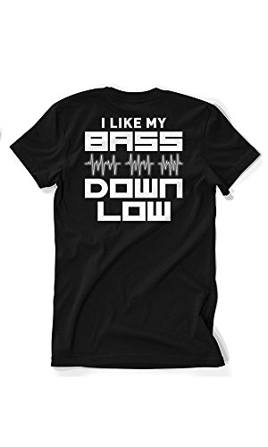 Skar Audio I Like My Bass Down Low Graphic T-Shirt - Black - X-Large