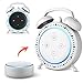 Retro Alarm Clock Stand Mount Holder Protective Case Compatible with 3rd Generation, A Space-Saving Solution and Decoration for Your Smart Home Speakers, Built-in Cable Management