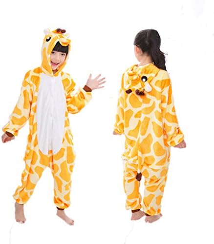 Xoemir Christmas Pajamas for Kids Animal Costumes Giraffe Cosplay Sleeping Wear