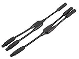 xjs 1 Pairs MC3 DC 1000V 1 to 2 Y Type Male Female Connector Solar Panel 1 to 2