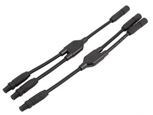 XJS 1 Pairs MC3 DC 1000V 1 to 2 Y Type Male Female Connector Solar Panel 1 to 2