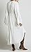 R.Vivimos Womens V Neck Bell Sleeve Vintage Floral Embroidered High Low Long Dresses Medium White