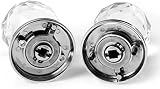 VIRILL 65mm Crystal Glass Door Knob Set for Interior Doors - One Pair view 5
