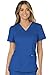WW Revolution by Cherokee WW610 Women's Mock Wrap Scrub Top, Royal, L