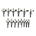 HSS Hole Saw Kits for Metal, Budalga 14 pcs High-Speed Steel Hole Saw Cutting Kit Drill Bits Opener Cutter Tool for Stainless Steel,copper, Iron(≤2mm) 16~53mm