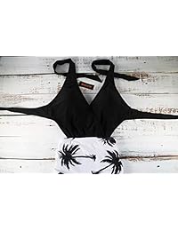 Trajes de baño de una pieza para mujer, traje de baño de cintura alta, trajes de baño para mujeres, bikini de cintura alta, espalda descubierta, flexible