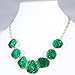 Jane Stone Fashion Drusy Stone Bead Statement Necklace Bib Choker Sparkly Jewelry