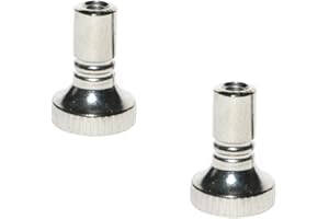 XKGD ENQI OnOff Replacement Light Lamp Turn Switch Knobs for Light and Fan Fixtures 2PACK (Silver)