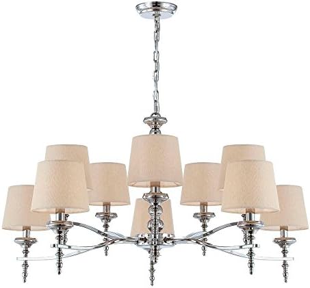 World Imports Lighting  25768 Jana Collection 10-Light  Polished Nickel Chandelier