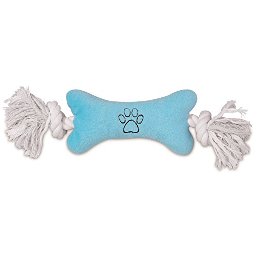 Zanies Tiny Tugger Dog Toys, Blue, 7