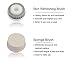 SKINFUN USB Rechargeable Skin Care Electric Massager Face Exfoliator Scrubber Travel Kit Easy Portable Facial Brush,3 Brush Head Scrubber