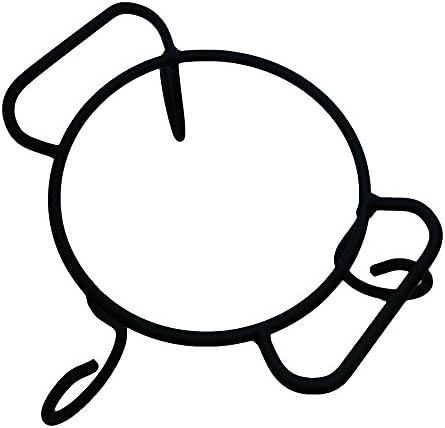 HENN Workshops Six Inch (6") Diameter Wrought Forged Iron Pottery and Basket Stand