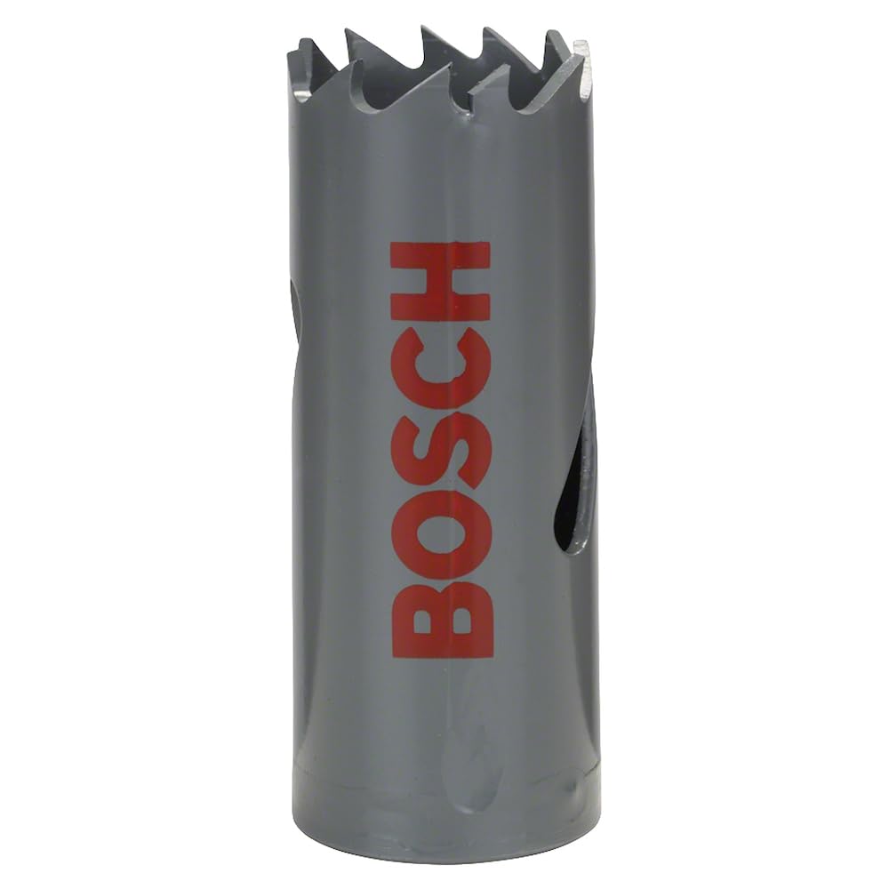 Bosch Professional 1x Hole Saw HSS Bi-metal for standard adapter (for various materials, Ø 21 mm, Accessory Rotary Drill)