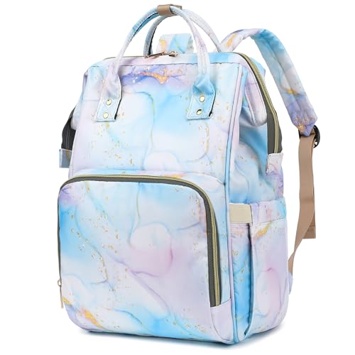 Xunteny Marble Women Laptop Backpack
