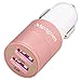 Meagoes Fast USB Car Charger Adapter (4.8A/24W), with Dual Smart Ports, Compatible Apple iPhone X/8/Plus/7/6s, Ipad Pro/Mini, Samsung Galaxy S9/S9+/S8/S8+/S7/S6/Note 9/8, LG, HTC, Google, Moto, More