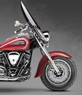 yamaha road star windshield brackets