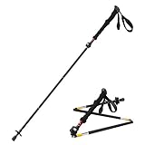 Himal 1 PCS Folding Collapsible Travel Hiking Walking Stick Trekking Pole with EVA Foam Handle