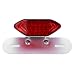 Cafe Racer Red Lens 12V LED Amber Red Motorcycle Brake Tail Light Turn Signals Lamp Integrated Number License Plate Frame Bracket Silver For Kawasaki Vulcan 800 Drifter Eliminator 700 750 500 LTD 400 Classic 400 Drifter EL250 3L125 Eliminator EN550A VN500C VN750 VN800A Classic VN800B