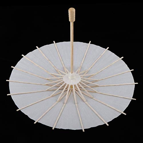 2Pcs Chinesisches Handgemachtes Mini Regenschirmpapier Sonnenschirm Handbemalt – Bild 5