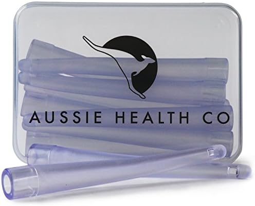 AUSSIE HEALTH CO Enema Nozzle Tips (Box Of 10) - BPA/Phthalates Free, Flexible, Soft and Comfortable PVC