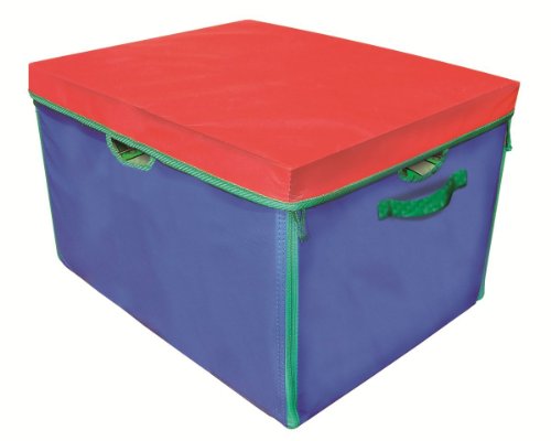 Neat-Oh! ZipBin Full Throttle Road & Rail 500 Car Toy Box & Playmat