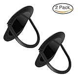 Phone Ring Holder, Phone Finger Holder Stand 360° Rotation Super Thin Grip Mount Metal Smartphone Kickstand, for Magnetic Car Phone Mount, Cell Phone Ring Holder iPhone X, iPhone 8/8 Plus - 2 Packs