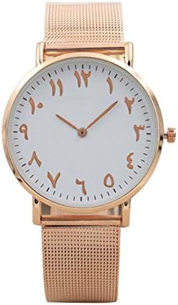 Jaylove Clearance Sale Men's and Women's Fashion Classic Arabic Numerals Wristwatch Quartz Stainless Steel Watches