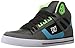 DC Men's Spartan HI WC Skateboarding Shoe, Grey/Green/Blue, 10 D US