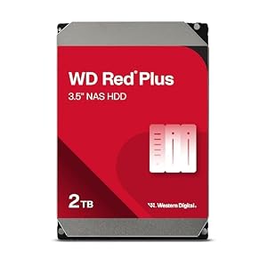 【Amazon.co.jp 限定】Western Digital ウエスタンデジタル WD Red Plus 内蔵 HDD 2TB WD20EFPX-AJP エコパッケージ 【国内正規取扱代理店】
