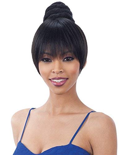 Amazon Com Swirl Bun Bang 1 Jet Black Freetress Equal