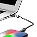 SIKOYA USB Charger Cable Bracelet USB Charging Cable Durable Leather Braided Portable Charger Cord Cable for iPhone iPad