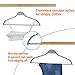 ELONG HOME Plastic Clothes Hangers, Upgraded Rubber Non Slip Plastic Hangers, Non Velvet Durable Slim Clothing Hangers, 17.7 Inches Wide for Adults Clothes, 20 Pack