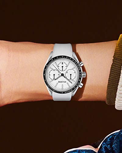 BINLUN Quick Release Silicone Watch Straps for Watches Rubber Men and Women 18mm 19mm 20mm 21mm 22mm 24mm Rubber Smart Watch Replacement Strap with 8 Colors