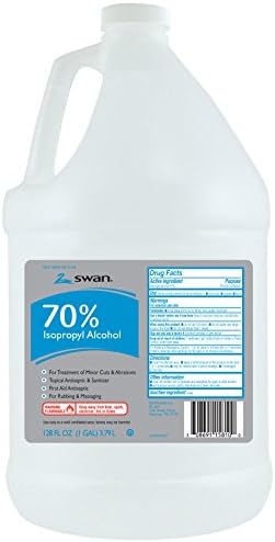 Swan 70% Isopropyl Alcohol, 128 Fluid Ounce