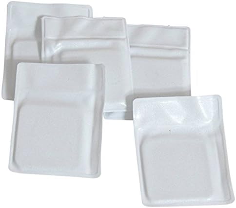 Fabrics and Drapes 1" Square Vinyl Covered Drapery Weights with Sewing Tab - LW- 0011 (30 Pieces)