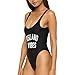 Dixperfect Womens Graphic One-Piece Monokini Swimsuit Bathing Suit (L, P4S)