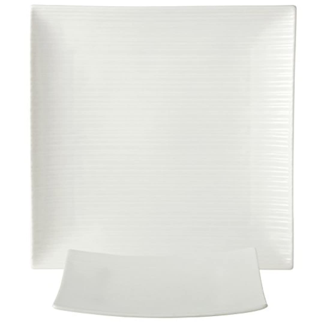 Utopia K90001 Titan Signature Plate, Square, 10.5", 26.5 cm (Pack of 6)