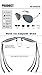 Dreamviva Anti-Glare Polarized UV400 Aviator Al-Mg Frame Spring Hinge Men Sunglasses Silver Frame Black Lens
