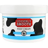 Udderly Smooth Foot Cream with Shea Butter, lightly scented,  8 Ounce jar