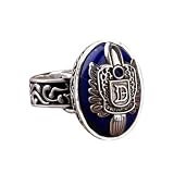 Susen Fashion Vintage Vampire Diaries Salvatore Damon Stefan Finger Family Crest Ring