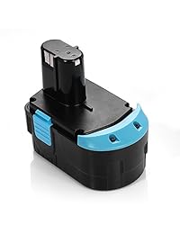 Powerextra 18V 3.0Ah EB1814S Hitachi Batería de repuesto para Hitachi EB1812S EB1814SL EB1820L EB1824L EB1826HL EB1830HL C 18DL C 18DLX WR 18DMR WR18DL, Hitachi Batería de 18 V