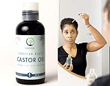 4 oz Organic Black Jamaican Castor Oil for Hair, Beard, Natural Skin Care, Shampoo, Moisturizer