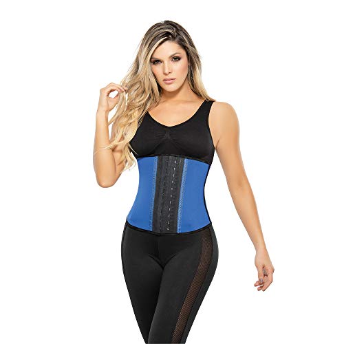 Ann Chery Women's Faja Deportiva Workout Waist Cincher, Blue, Small/32