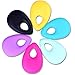 SUBANG 6 Pack Chewing Necklace Silicone Teething Necklace Pendant Kids Teething Toys for Boys Girls Adults (Oval)