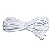 Foscam Universal Extension Cable Compatible with 12V Power Adaper for Home Security Camera CCTV IP Camera, 2.1x5.5mm DC Plug (20FT, White)