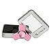LAISOR Hand Tri-Spinner High Speed Spinner Fidget metal Toy for ADHD, EDC ,Anxiety, Hands Killing Time (C-Pink)