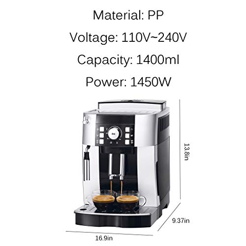 HEYU-Kaffeemaschinen Italienische automatische Kaffeemühlenmaschine, Mahlen und Brühen von Kaffee, Büro/Zuhause, 110V… – Bild 2