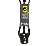 FCS Premium Regular Shortboard Surfboard Leash (multiple sizes and colors)